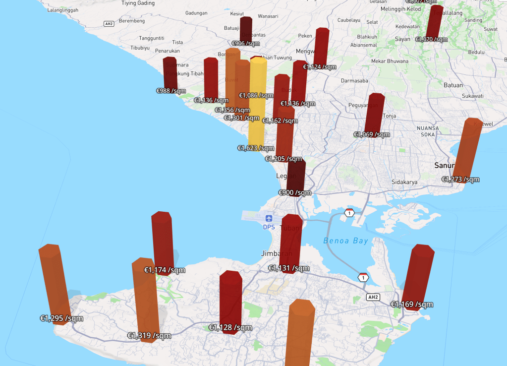 How We Build Bali Real Estate Price&nbsp;Map
